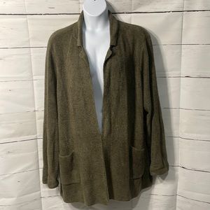 Barefoot Dreams CozyChicLite Double knit cardi 3x